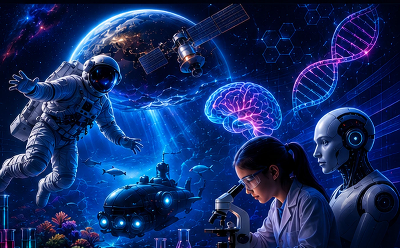 Astronaut, neuroscience, robotics, ocean science and laboratory discovery